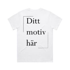 Alternative view of T-shirt dam Classic Tee med tryck