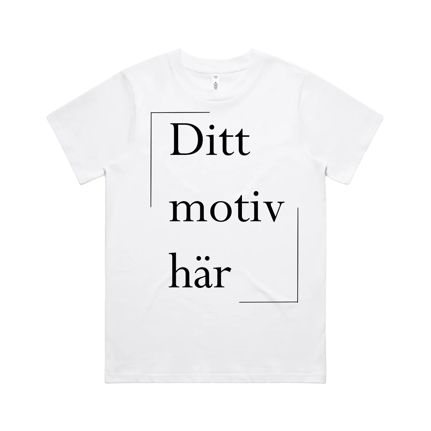 T-shirt dam Classic Tee med eget tryck - Bild 2