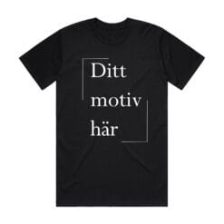 T-shirt herr Classic Tee med tryck (svart)