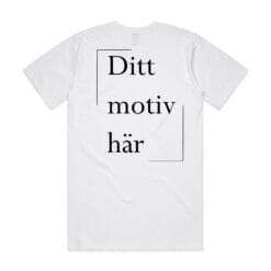 Alternative view of T-shirt herr Classic Tee med tryck (vit)