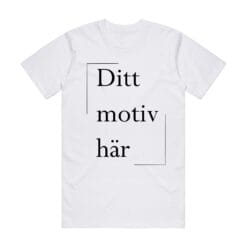 T-shirt herr Classic Tee med tryck (vit)